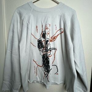 Vintage 1990s Eric Clapton World Tour Sweatshirt Cropped XL